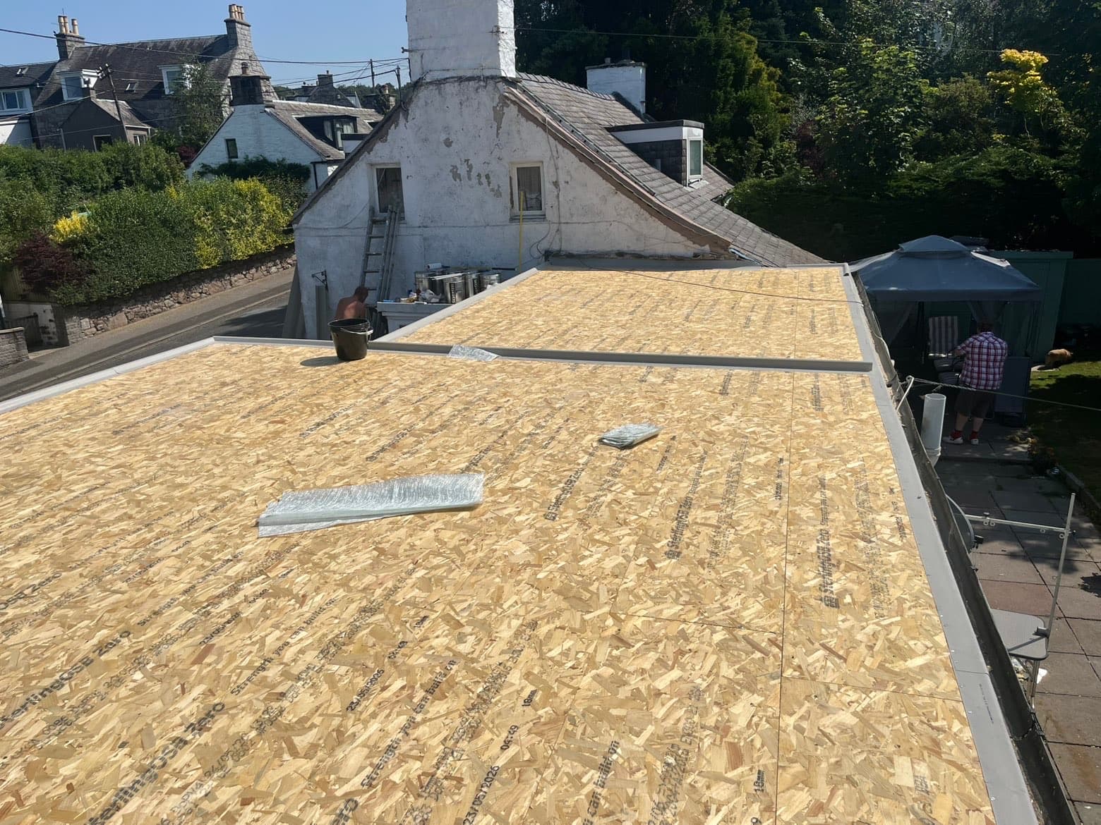 Finished roofing project